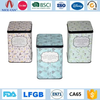Custom Square Nice Wholesale Milk Powder Can Metal Tin