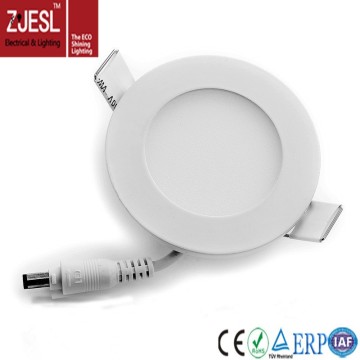 ES-3W-R-W frameless and ultra bright round led light panel