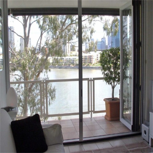 Aluminum Fold Doors with Retractable Insect Screen