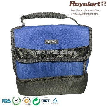 Flexible food delivery cooler bag for office