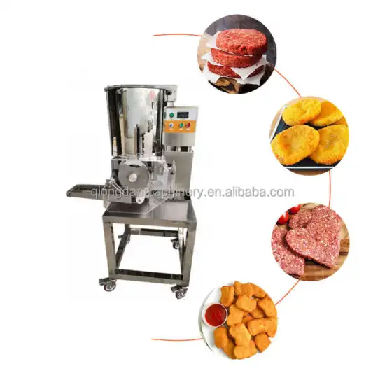 Stainless Steel Round Meat Patty Burger Making Machine for Sale