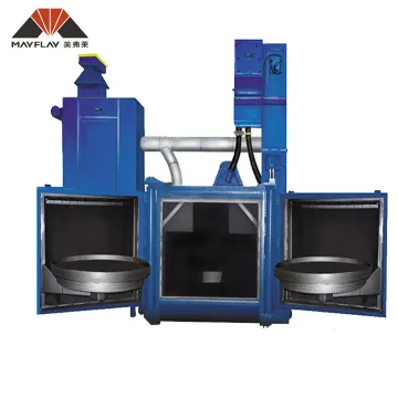 Mayflay Rotary Table Type Shot Blasting Machine for Large Metal Parts