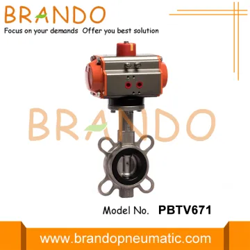 Pneumatic Operated Air Actuated Wafer Type Butterfly Valve