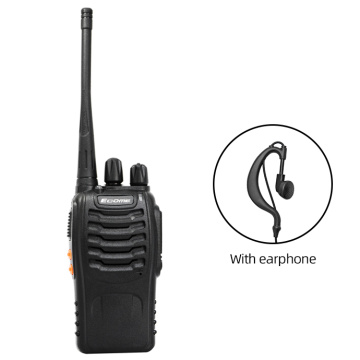 Дешевый мини-двусторонний радиоэкоме ET-77 16 канал Changel Walkie Talkie с наушником