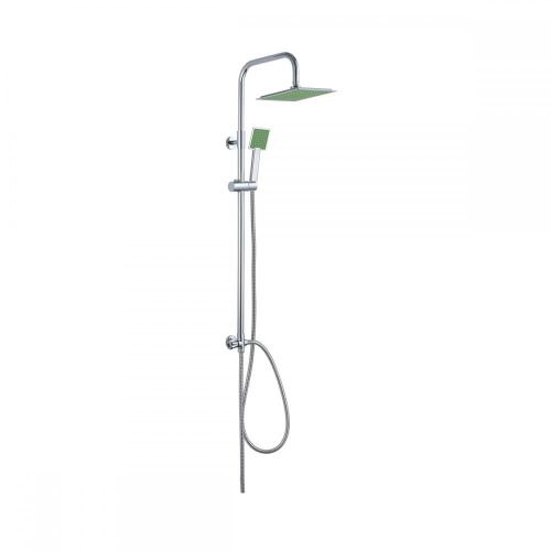 Polished SS304 Bathroom Rainfall Shower Set And Faucet