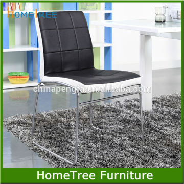 Modern dining chairs metal wood grain chairs