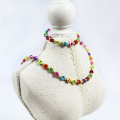 6MM Round Letter Rainbow Chain Jewelry