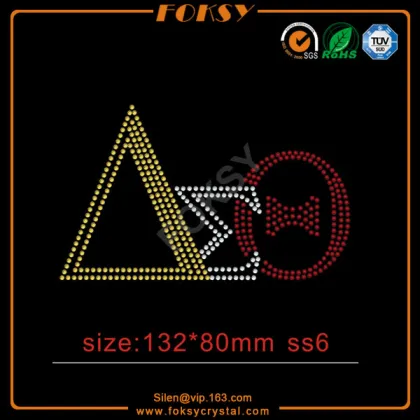 Rhinestone transfers Delta Sigma Theta