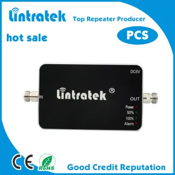 Mini signal repeater from Lintratek factory for 1900mhz PCS mobile signal booster cell phone siganl amplifier