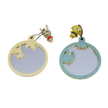 Lovely mirror car decorations, used for car decoration