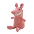 Funny pink piggy stuffed animal