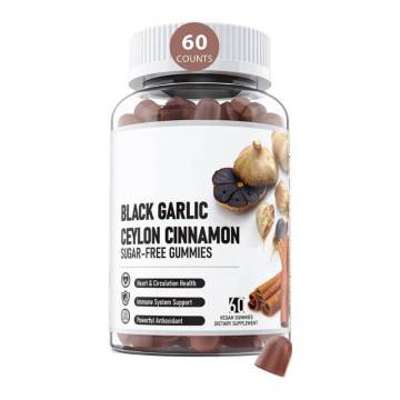 Black Garlic Gummies Chromium Supports Blood Pressure