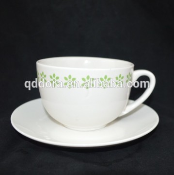bulk china tea cups and saucer , blank sublimation cup and saucer