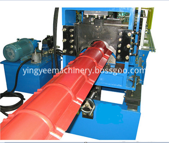 Ridge cap tile roll forming machine