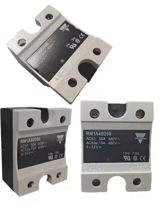 CARLO GAVAZZI Solid State Relays: RM1A40D25, RM1A40D50, RM1A48D50