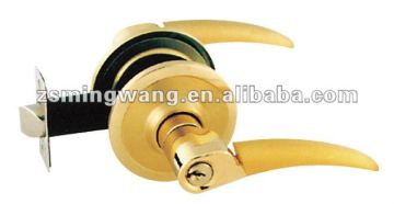 lever lock golden finish