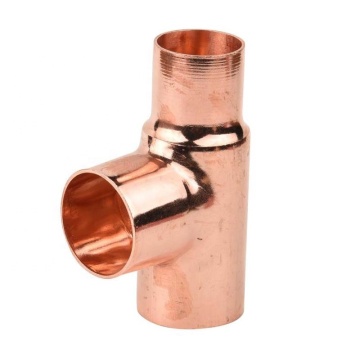 HVAC CXCXC Refrigeration Copper Fittings Reducing Tee Copper Pipes Fittings