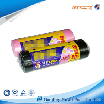 Factory manufacturing trash biodegradable plastic garbage bag on roll