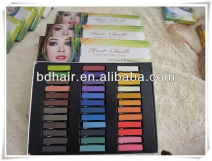 2014 temporary colorful hair colour chalk