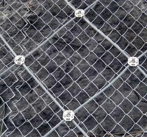 steel wire rope mesh slope protection network,