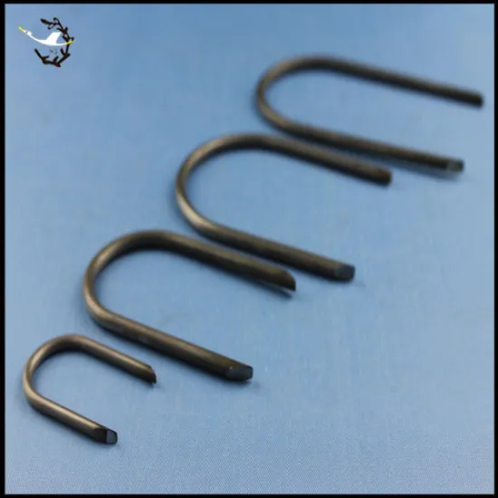Custom spring steel U clip metal wire forms
