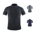 Summer New Men&#39;s Nylon Half Zip Equestrian Shirt