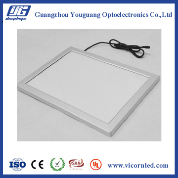 22mm thickness Aluminum wall-mounted snap frame LED advertising light box