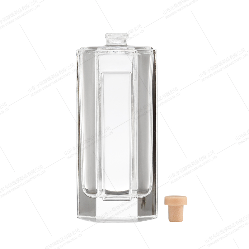 Hexagon octagon glass perfume spray diffuser bottles