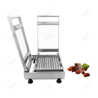 Double 2 Frame Chocolate Guitar Cutter - Chocolate Mousse Cake Cube Cutting Blade