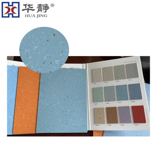 Anti Bacterial Hospital PVC Floor Directional Homogeneous Vinyl Flooring
