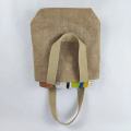 Recycle Burlap Tote Bag For Picnic
