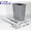 Cabinet 35L pull-out plastic single bucket trash can