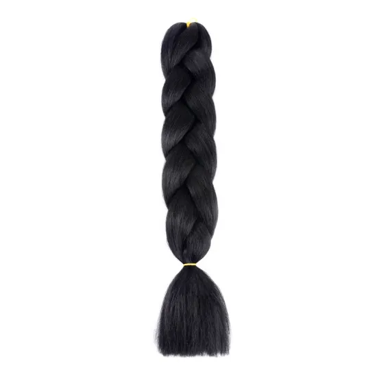 Synthetic Jumbo Braids For African American Women 24 Inches Jumbo Braiding Hair For Black Women Synthetic Hair Extensions 100g