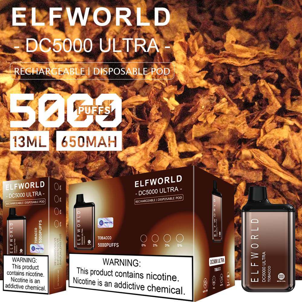 OEM Elf World DC5000 Ultra Disposable Box Vape - Shenzhen Kester Technology Co., Ltd