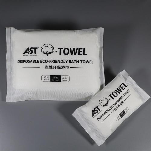 Одноразовое сухое полотенце из мягкого хлопка в одинарной упаковке