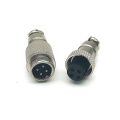 Male Female GX12 Butt-Joint Aviation Cable Plug Connector