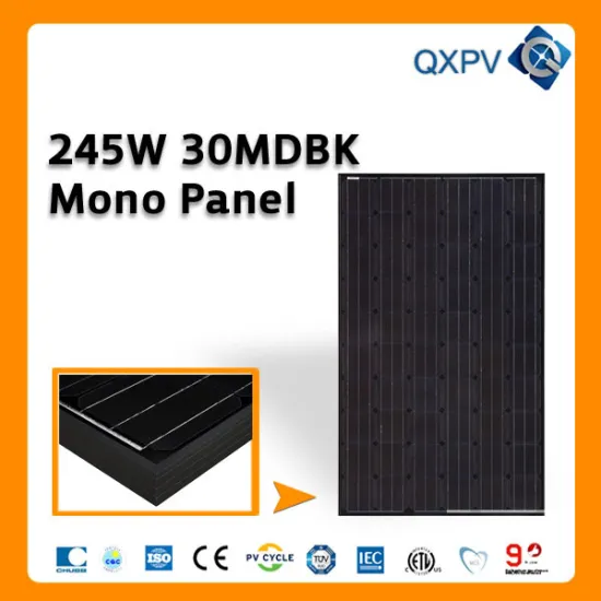 30V 245W Black Mono Solar Panel