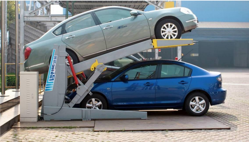 Sistema de estacionamiento de automóvil de elevación de tipo tono de tipo