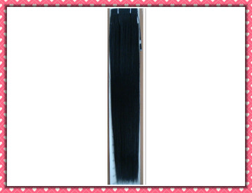 Hot Sale Quality Human Hair Weaving Silky Straight Weave 18inches Color Black (HH-181)