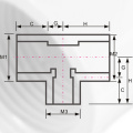 DIN PN16 Cpvc Редукционный тройник Серый