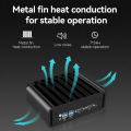 Intel Core I7 4500U Двойной локальной локальной сети Двойной промышленный мини -ПК