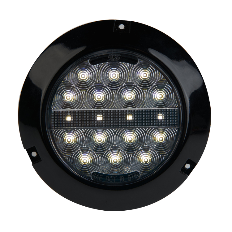 EMARK DOT approved 4 inch new design round super bright white beam tractor truck and heavy duty car LED reverse light2