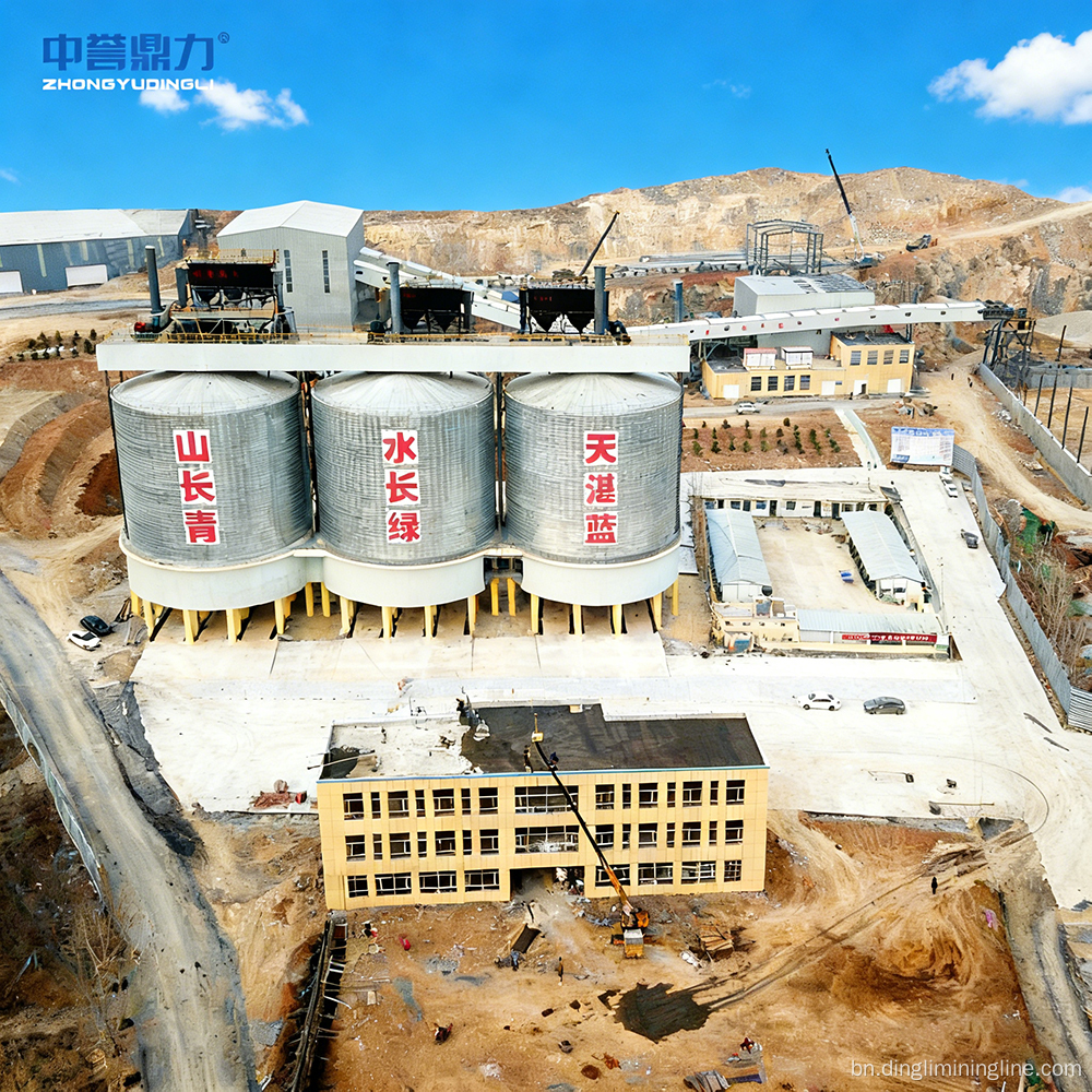 হেভি ডিউটি ​​1500 TPH এগ্রিগেট ক্রাশিং প্ল্যান্ট