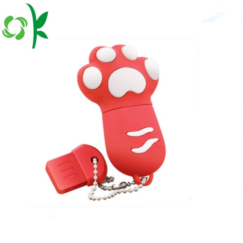 Cat-claw Silicone U Disk Cover USB Dust Case