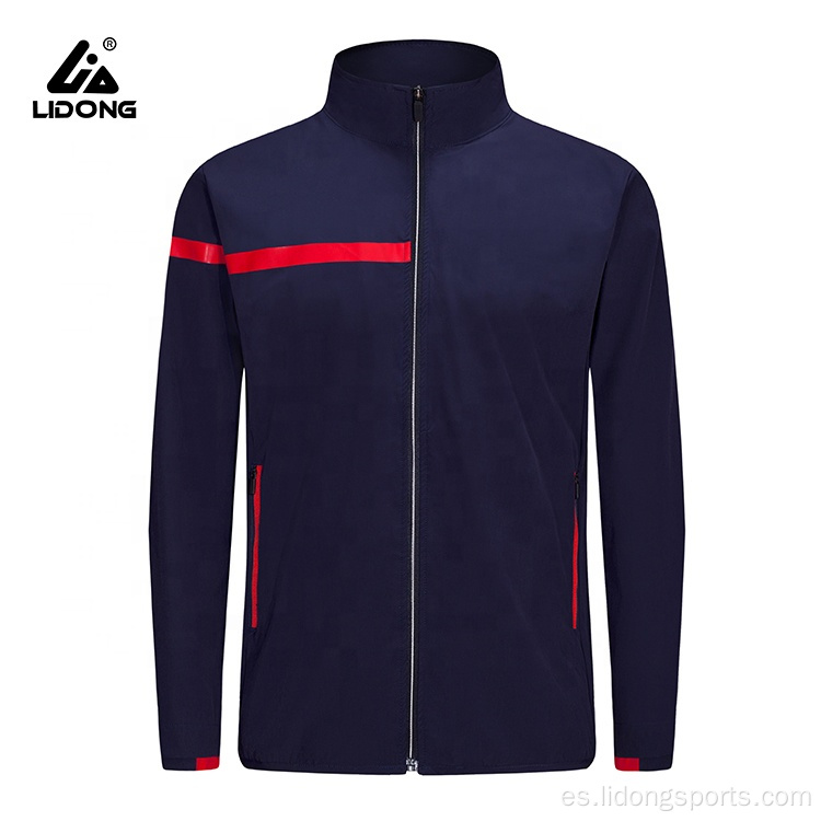 Chaquetas de cremallera de la chaqueta deportiva al por mayor de fitness