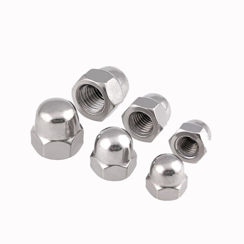 DIN1587 Stainless steel Hex Menghubungkan Kacang Acorn Kubah