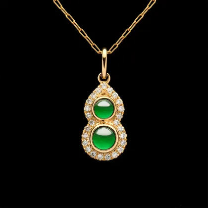 Natural jade jadeite round gemstone high ice jadeite