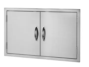 Built-in Stainless steel double door