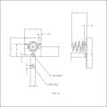 Contatos de mola da bateria AAA (negativo) 151 PCB Mount AAA Terminal de bateria