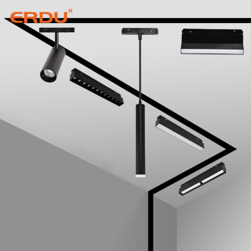 ERDU 48V LED Magnetic Track Light COB Spotlight